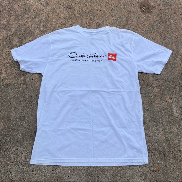 Quiksilver White Waterman Collection Tee - Picture 1 of 5
